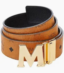 MCM BELT BROWN
